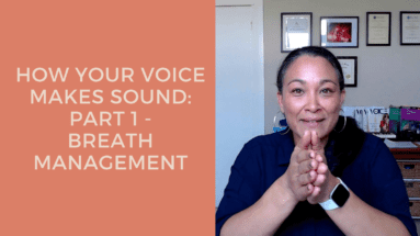 How your voice makes sound - Breath management