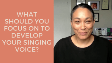 What Should You Be Focusing On To Develop Your Voice