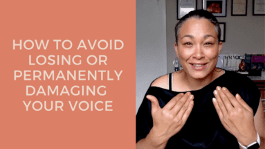 How to avoid losing or permanently damaging your voice